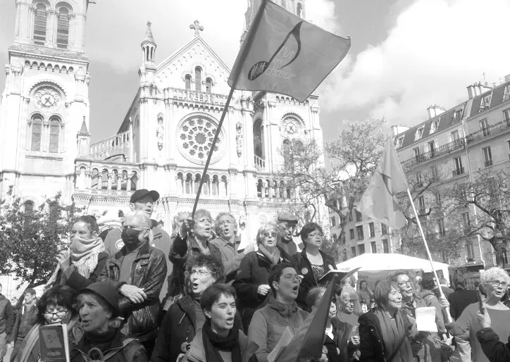 La chorale L'Ut en Chœur le 1er mai 2023