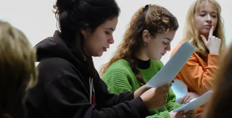 Les comédiennes de la jeune troupe du théâtre de La Colline © Transfo