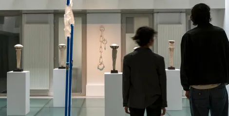 Vue de l'exposition "Territoires du souffle" de Rachel Labastie © Marc Domage 2025