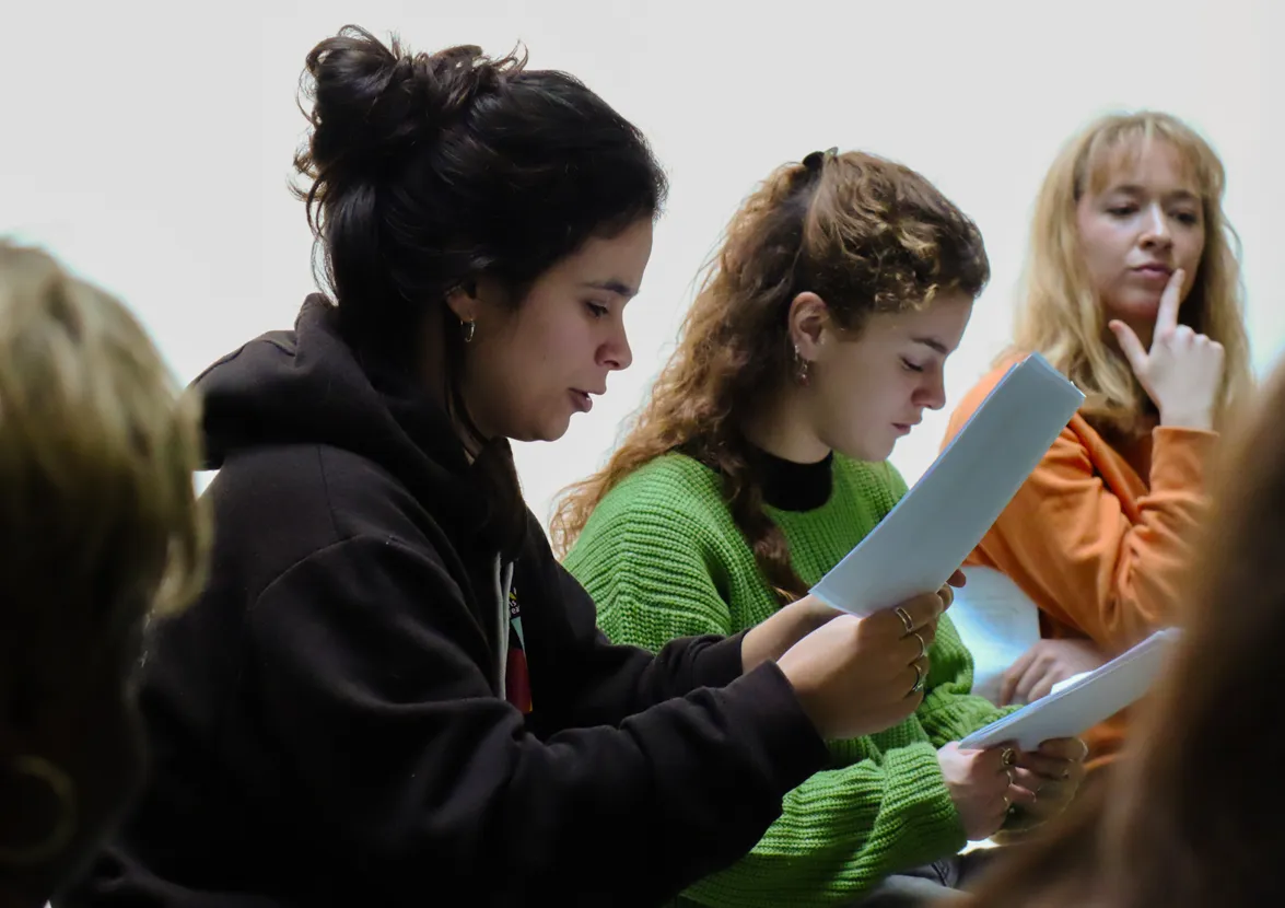 Les comédiennes de la jeune troupe du théâtre de La Colline © Transfo