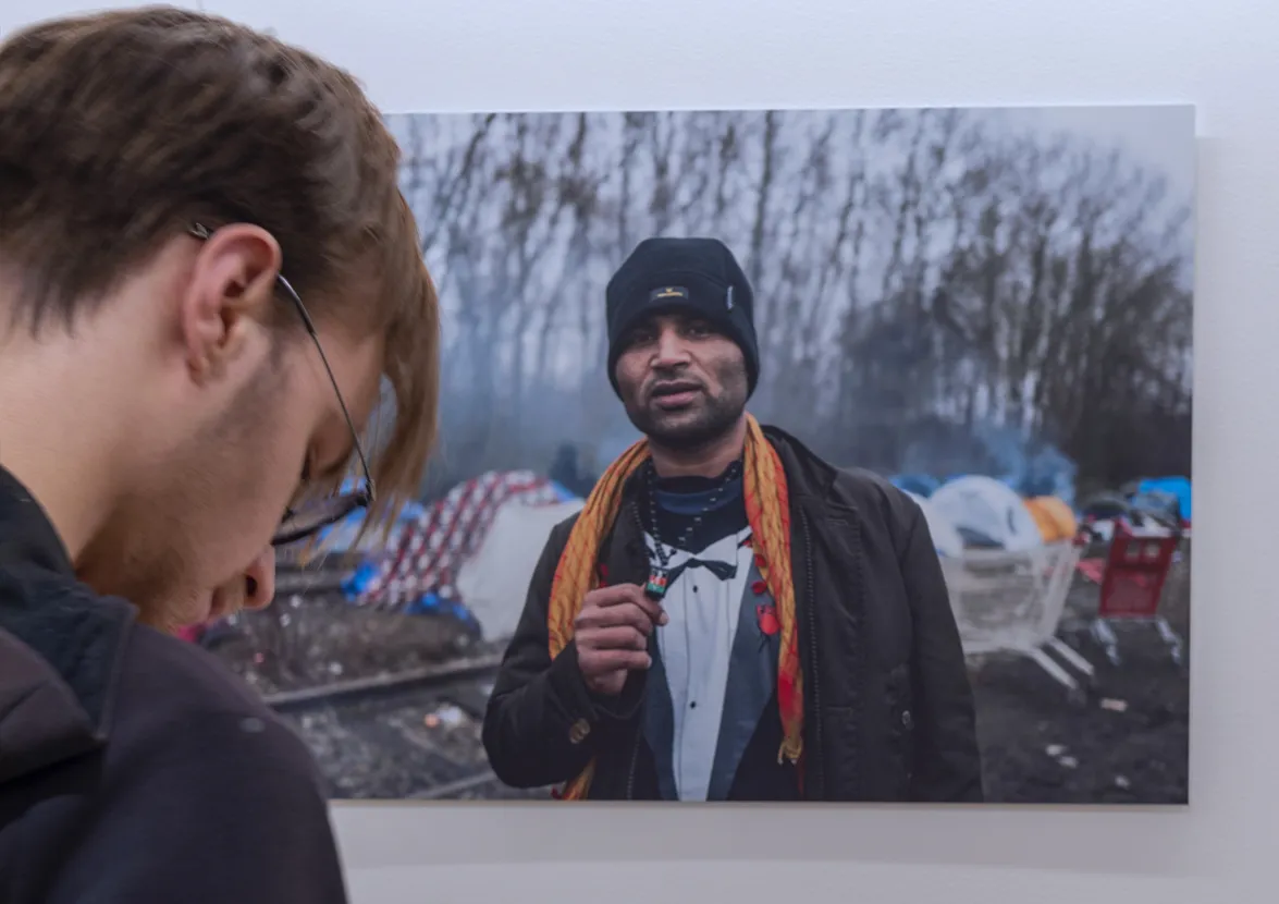 Vue de l'exposition "C’est un dur métier que l’exil, n’est-ce pas ?"