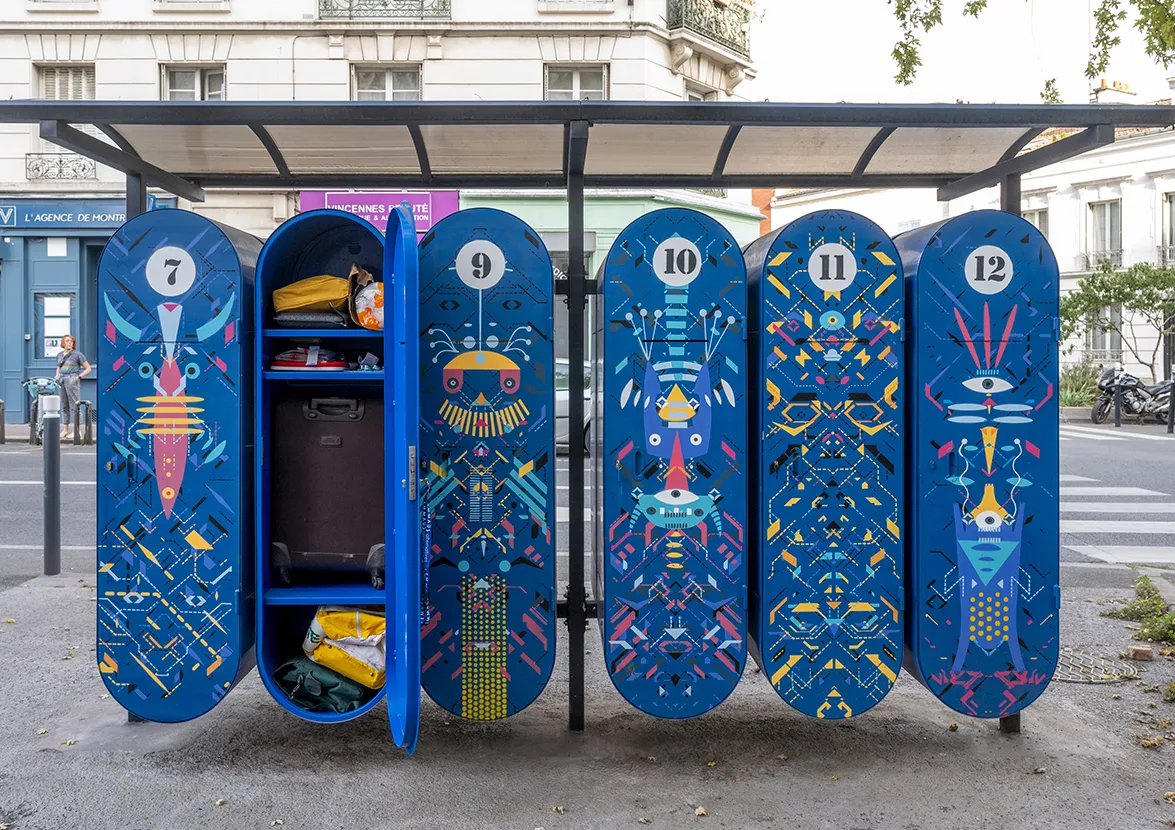 Casiers solidaires à Montreuil