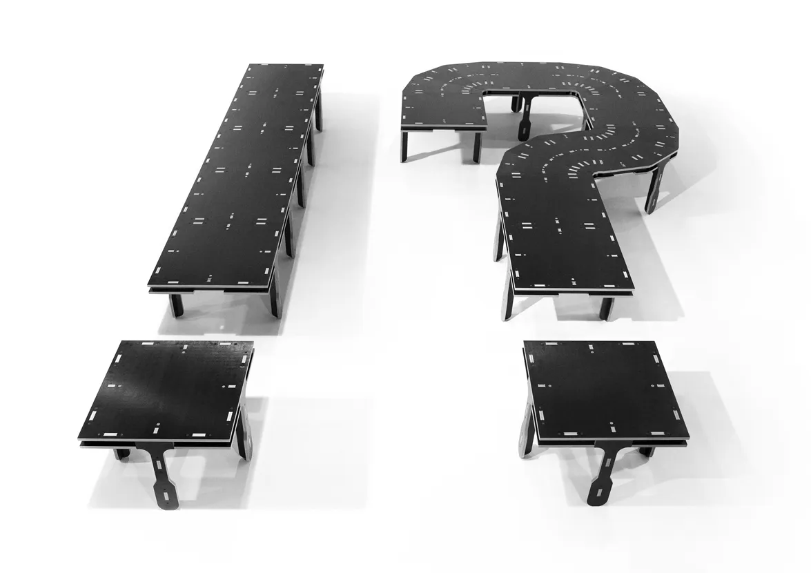 Des modules de la Tablée de Didier Faustino © Studio Didier Faustino