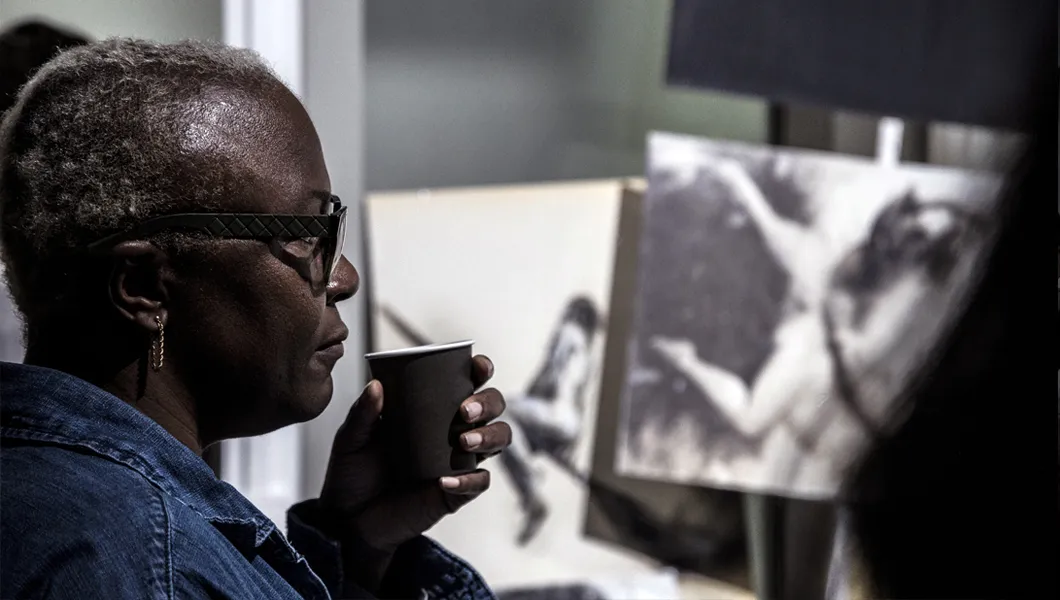 Marie Oppert pour l'ouverture de l'exposition Liberté, Egalité, Fraternité ou Le Chant 