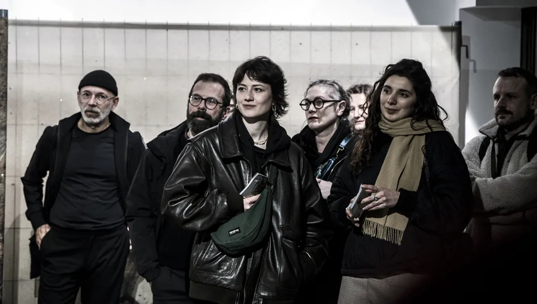 Marie Oppert pour l'ouverture de l'exposition Liberté, Egalité, Fraternité ou Le Chant 