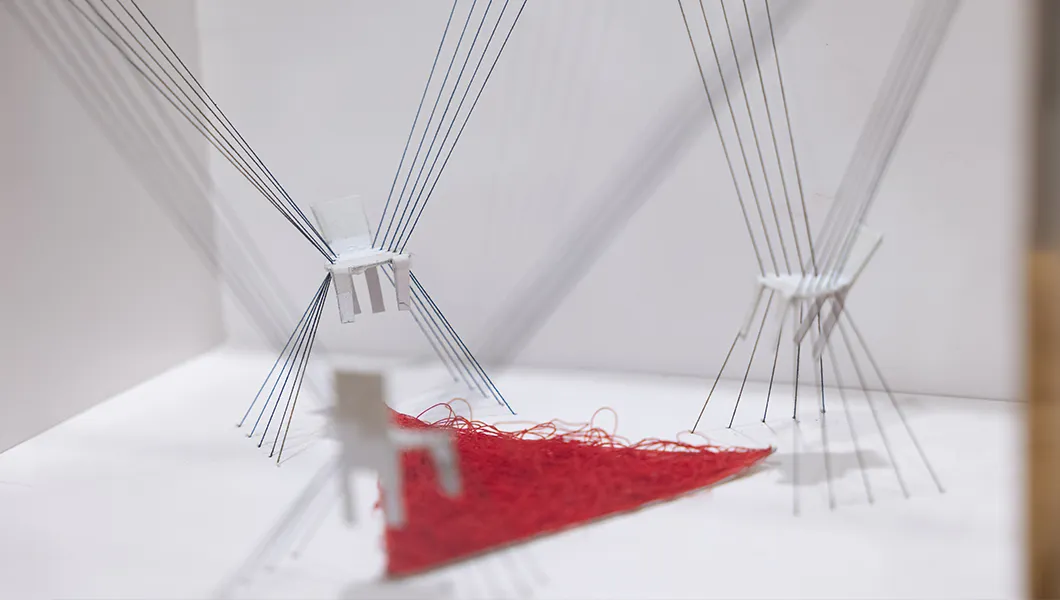 …Et le temps passe, Esther Ferrer, vue d'exposition © Hafid Lhachmi