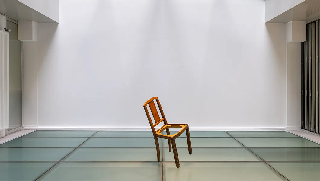 …Et le temps passe, Esther Ferrer, vue d'exposition © Marc Domage