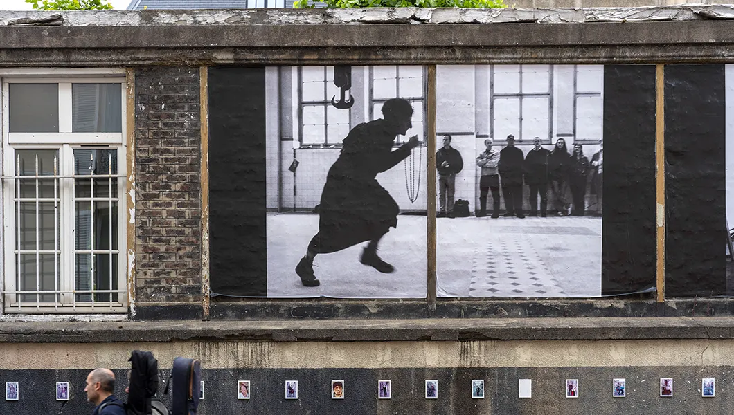 …Et le temps passe, Esther Ferrer, vue d'exposition © Marc Domage