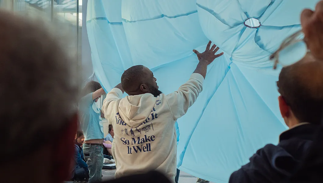 Un Grain de Marguerite Li-Garrigue, prix Emmaüs Solidarité 2023, à Lafayette Anticipations © Jean-Baptiste Aubard