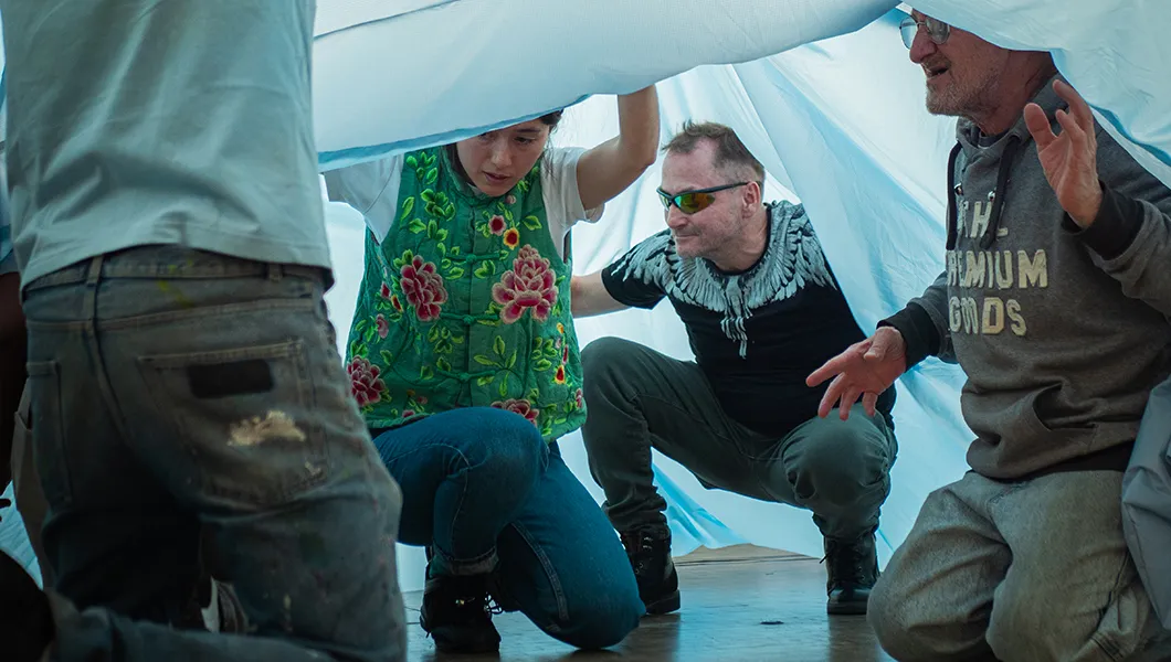 Un Grain de Marguerite Li-Garrigue, prix Emmaüs Solidarité 2023, à Lafayette Anticipations © Jean-Baptiste Aubard